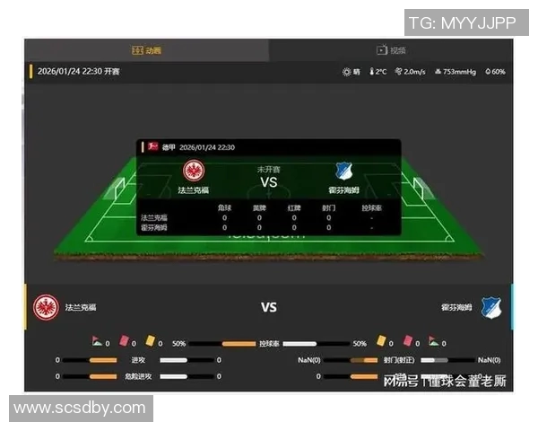 法兰克福客场不败继续，绝平霍芬海姆保持不败纪录